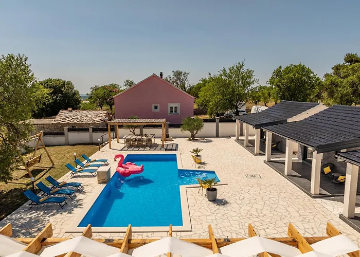 Unique V With Large Pool 빌라 Podgrade (Zadar)