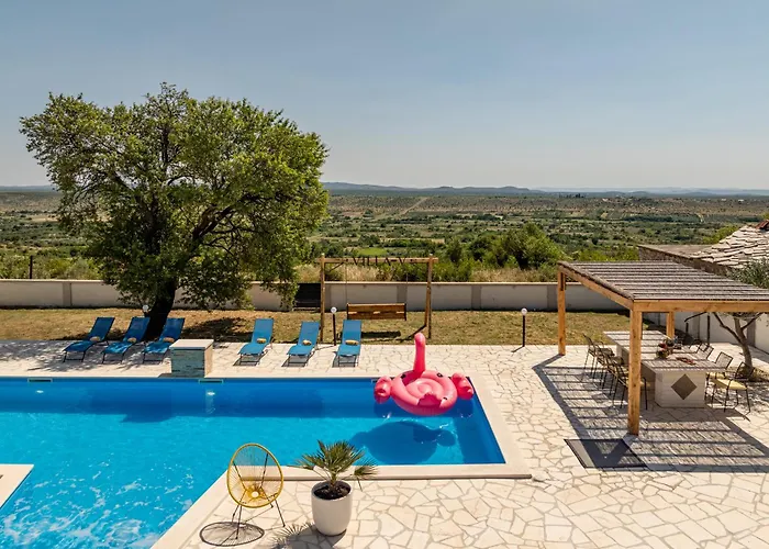 빌라 Unique V With Large Pool Podgrade (Zadar)